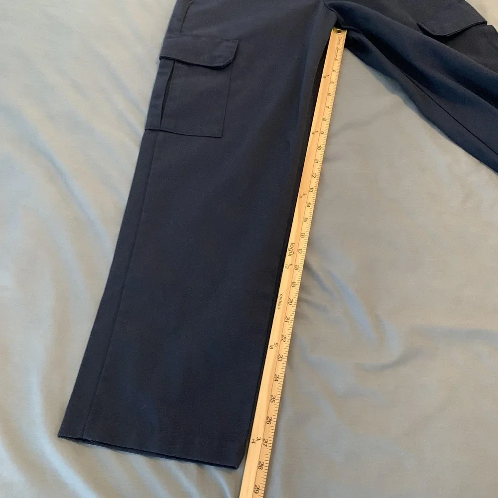 Red Kap Cargo Pants‎ Mens 30x28 Navy Workwear Straight Pockets Uniform PT88NVO